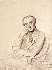Jean Auguste Dominique Ingres Pierre Francois Henri Labrouste painting