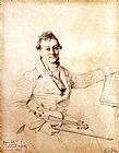 Jean Auguste Dominique Ingres Pierre Marie Francois De Sales Baillot painting