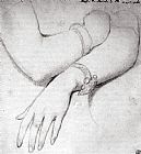 Jean Auguste Dominique Ingres Study for Josephine Eleonore Marie Pauline De Galard De Brassac De Bearn, Princesse De Broglie