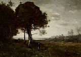 Jean Baptiste Camille Corot Landscape painting