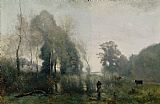 Jean Baptiste Camille Corot Morning at Ville dAvray