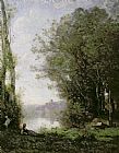 Jean Baptiste Camille Corot The Goatherd beside the Water