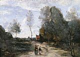 Jean Baptiste Camille Corot The Road painting