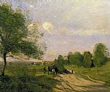Jean Baptiste Camille Corot The Wagon