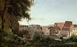 Jean Baptiste Camille Corot View of the Colosseum from the Farnese Gardens painting