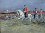 Jean Baptiste Edouard Detaille Reviewing the Troops