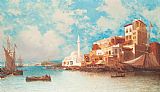Eastern Point Prints - Eastern Harbor by Jean Baptiste Henri Durand Brager
