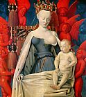 Jean Fouquet Virgin and Child Surrounded by Angels