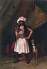 Jean Leon Gerome Bashi Bazouk And His Dog