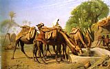 Jean Leon Gerome Camels at The Trough