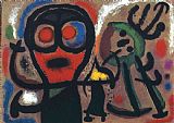 J.f.k. in Berlin, 1963 Prints - Character And Bird, 1963 by Joan Miro