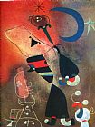 Joan Miro Woman And Bird in The Moonlight