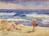 Joaquin Sorolla Boy on the Sand