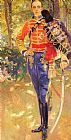Joaquin Sorolla y Bastida Portrait of King Alfonso XIII in a Hussar's Uniform