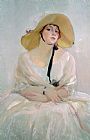 Joaquin Sorolla Y Bastida Paintings and Prints - Portrait Of Raquel Meller by Joaquin Sorolla y Bastida