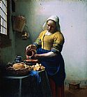 Johannes Vermeer The Milkmaid painting