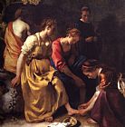 Johannes Vermeer Diana And Her Companions painting