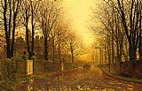 John Atkinson Grimshaw Autumn Evening