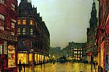 John Atkinson Grimshaw Boar Lane painting