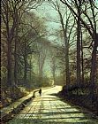 John Atkinson Grimshaw Moonlight Walk