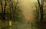 John Atkinson Grimshaw Where the pale moonbeams linger