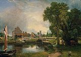 John Constable Dedham Lock and Mill