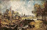 John Constable Dedham Lock painting