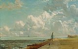 John Constable Harwich - The Low Lighthouse and Beacon Hill painting
