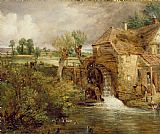 John Constable Mill at Gillingham - Dorset painting