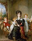 John Constable Portrait of Elizabeth Lea and her Children painting
