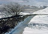 John Cooke Snow Above Barbondale - Barbon