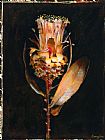 John Douglas Floral Negative V painting