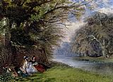 John Edmund Buckley Young ladies by a river