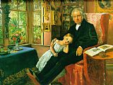 John Everett Millais James Wyatt And His Granddaughter Mary