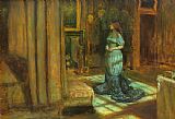 Eve Paintings - The Eve of St. Agnes by John Everett Millais