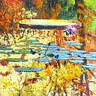 John Lautermilch Fall Colors on the Lily Pond