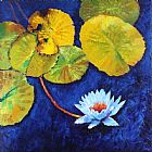 John Lautermilch Floating With Blue and Gold