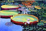 John Lautermilch Sunspots on Lily Pond