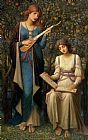 Song Prints - When Apples were Golden and Songs were Sweet but Summer had Passed Away by John Melhuish Strudwick