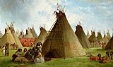 John Mix Stanley Prairie Indian Encampment