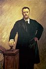 John Singer Sargent Portrait of Theodore Roosevelt painting