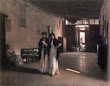 John Singer Sargent Venetian Interior painting