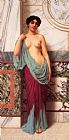 John William Godward At The Thermae
