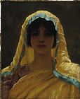 Atalanta And Meleager Paintings and Prints - Atalanta by John William Godward