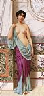 John William Godward In the Tepidarium