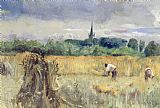 John William Inchbold Harvest Field at Stratford upon Avon