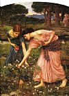 John William Waterhouse Gather Ye Rosebuds While Ye May