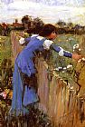 John William Waterhouse The Flower Picker