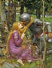 John William Waterhouse A Study For La Belle Dame Sans Merci