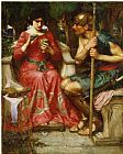 Oil Paintings - Jason And Medea 1907 Oil on Canvas by John William Waterhouse